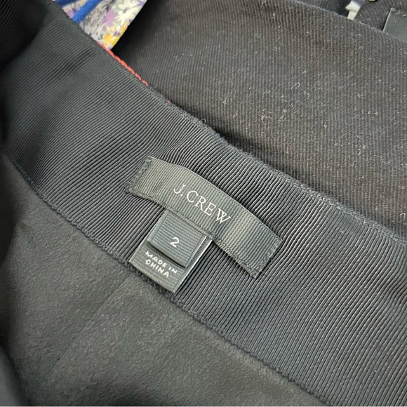 J.Crew Black & Red Heart Printed Mini Skirt with Bow - Picture 5 of 7